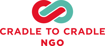 Logo türkis rot, C2C Cradle to Cradle NGO