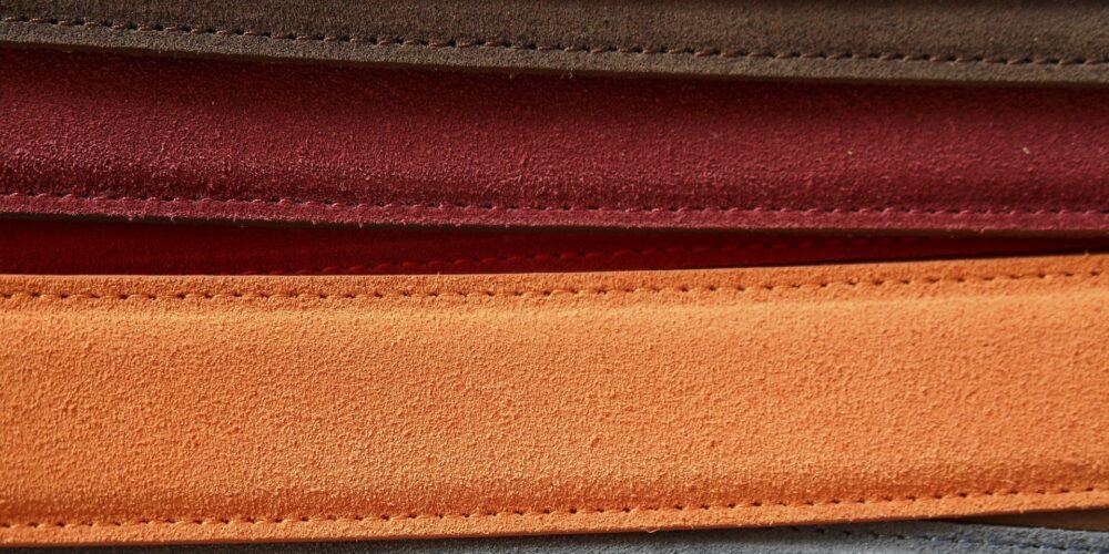 Canva - Colorful Leather Belts Background