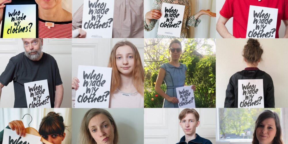 Online-Aktion "Who made my clothes?"