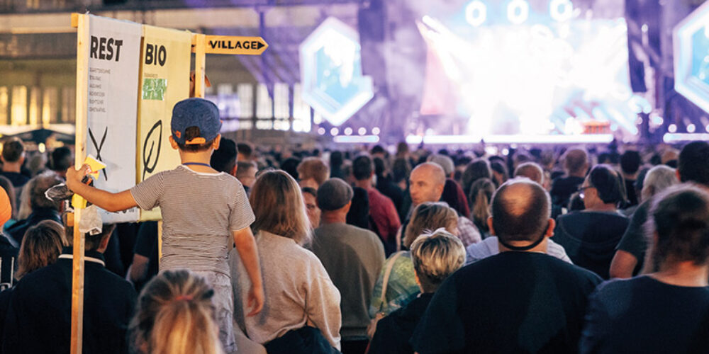 Große Bühne und Publikum